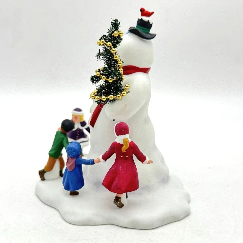 Dept 56 Christmas In The City Village Square Snowman CIC #58638 Vtg Accessory